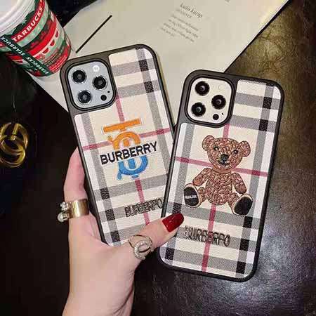 新発売 バーバリー Iphone12 12pro携帯ケース 経典的 人気 刺繍 Iphone12pro Maxケース Burberry 金具ロゴ柄 Iphone11 11proケース エレガント